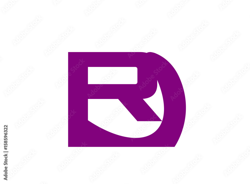 Fototapeta premium Alphabet icon - r 