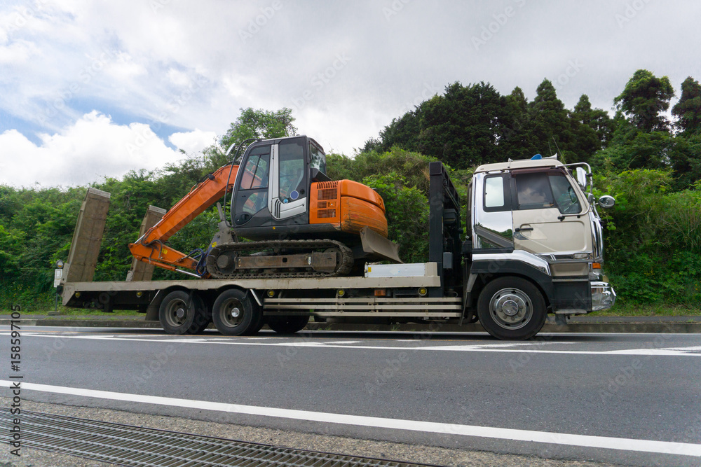 ショベルカー 運搬車 ショベルカー 運搬車