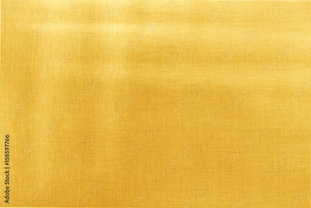 Fototapeta premium Shiny yellow leaf gold foil texture