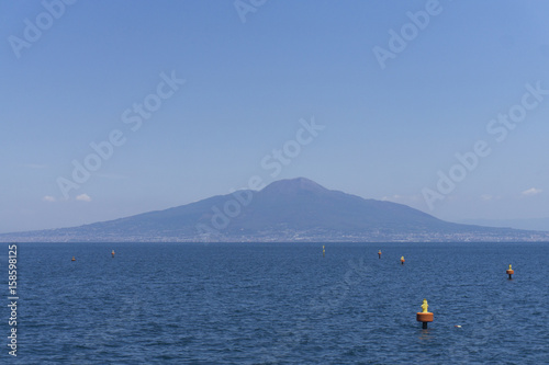 View of Mount Vesuvius in Italy