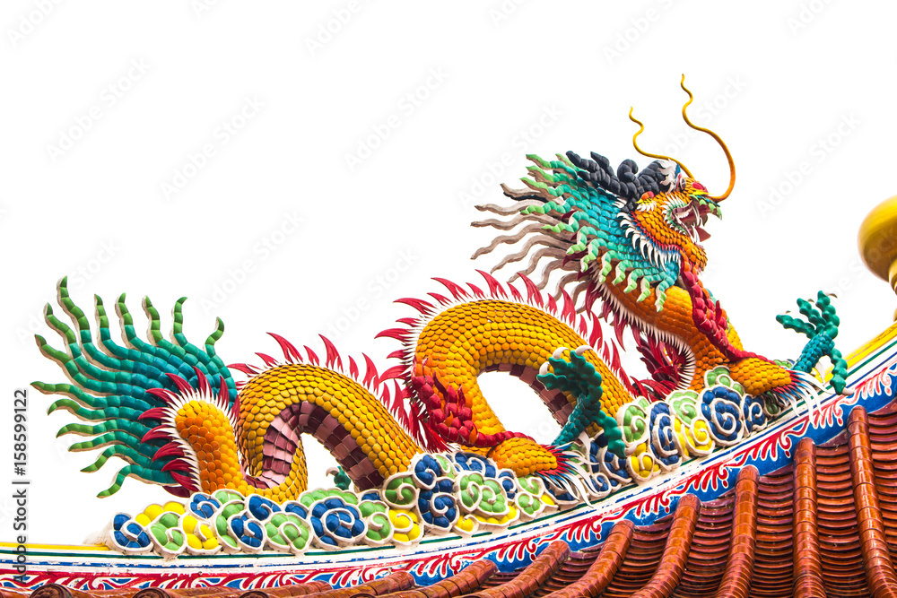 Dragon statue during the Chinese new year. Dragon statue during the Chinese new year.