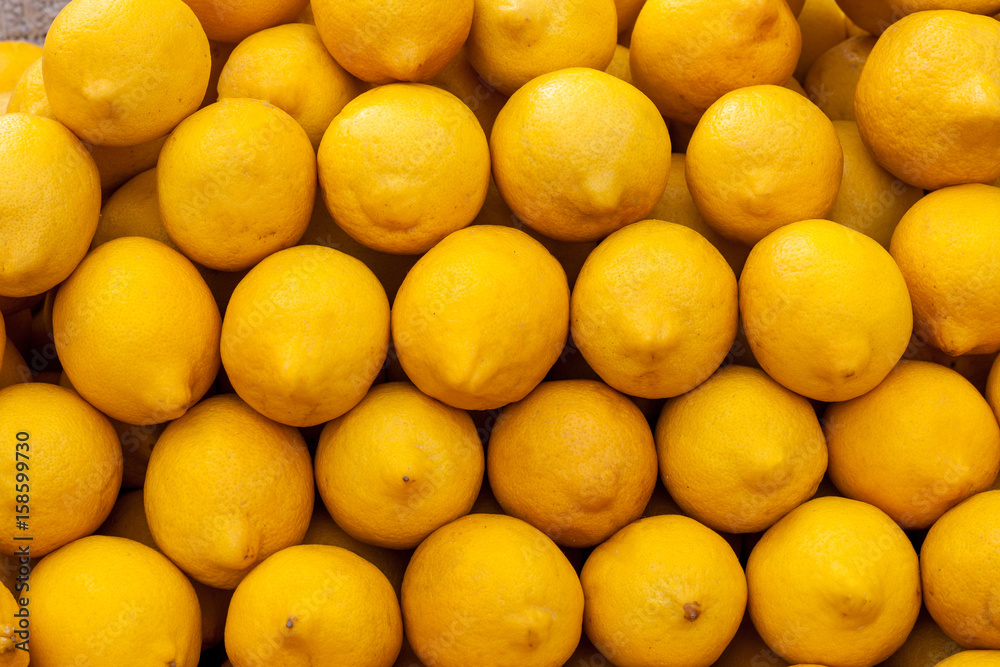 Background of lemons