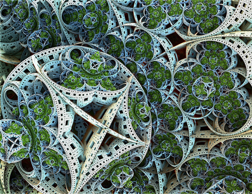 3d fractal background