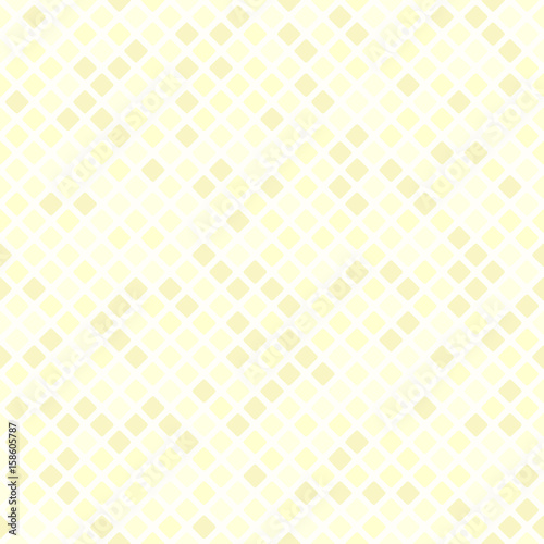 Yellow rounded diamond pattern. Seamless vector background