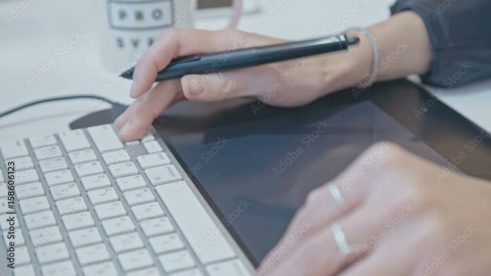 Girl making website