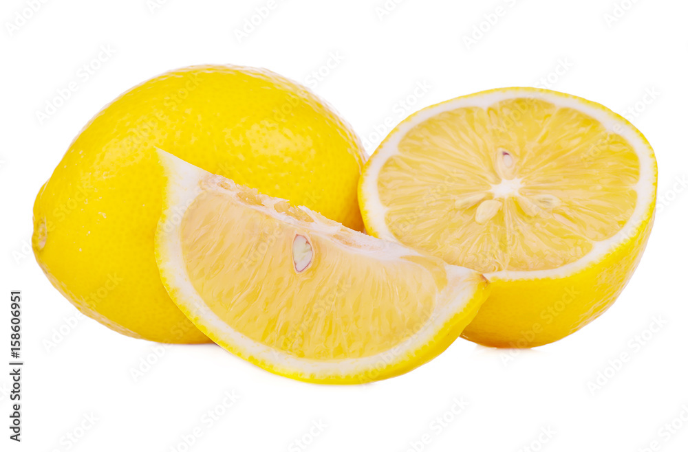 lemons isolated on white background lemons isolated on white background