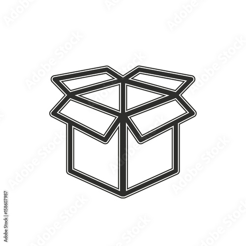Box vector icon.