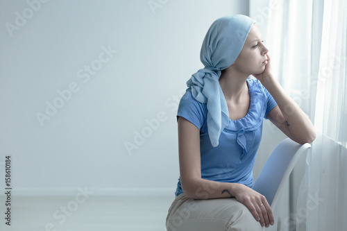 Fotografie Woman with oncology disease