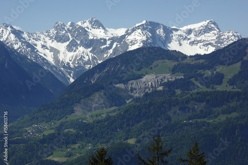 Rätikongipfel vom Ludescher Berg