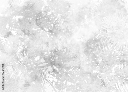 White abstract background. Digital painting. © jenteva