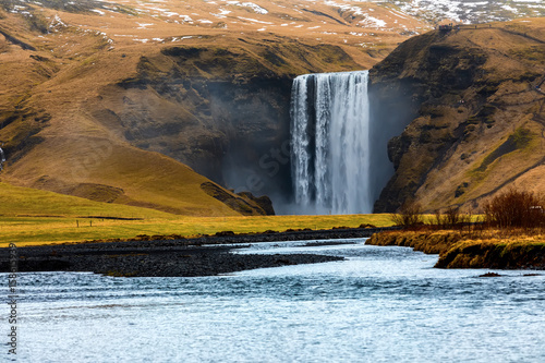 Skogar is one of the most beautiful waterfalls on the Iceland