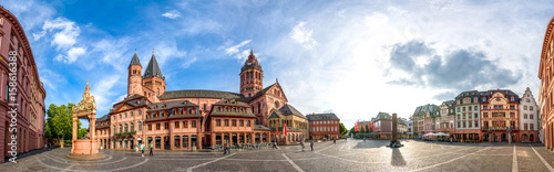 Mainz, Domplatz und Dom