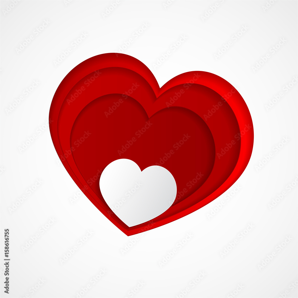 Love Heart . Red Heart . love Shape. Red Background. Love Heart . Red Heart . love Shape. Red Background.