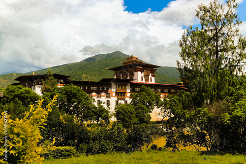 Punakha Dzong Temple  Pungthang Dechen Phodrang Dzong - Palace of Great Happiness   Bhutan