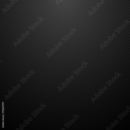 Dark vector abstract background. Wavy diagonal lines. Carbon texture.