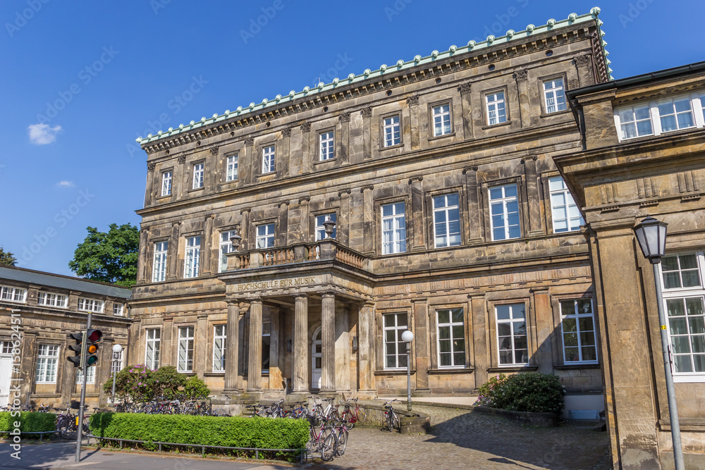 Main building of the music school in Detmold