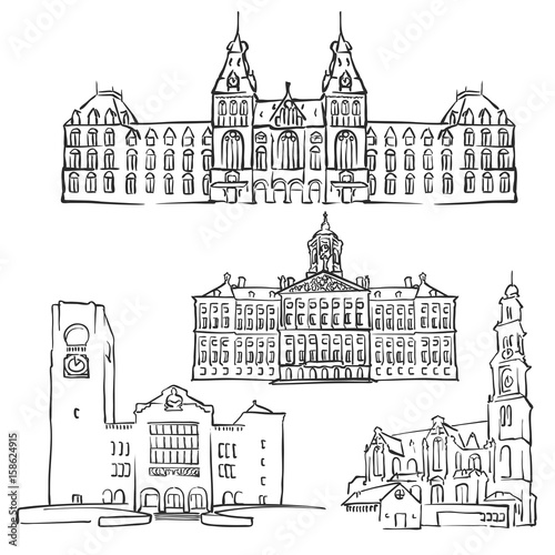 Amsterdam, Netherlands, Famous Buildings