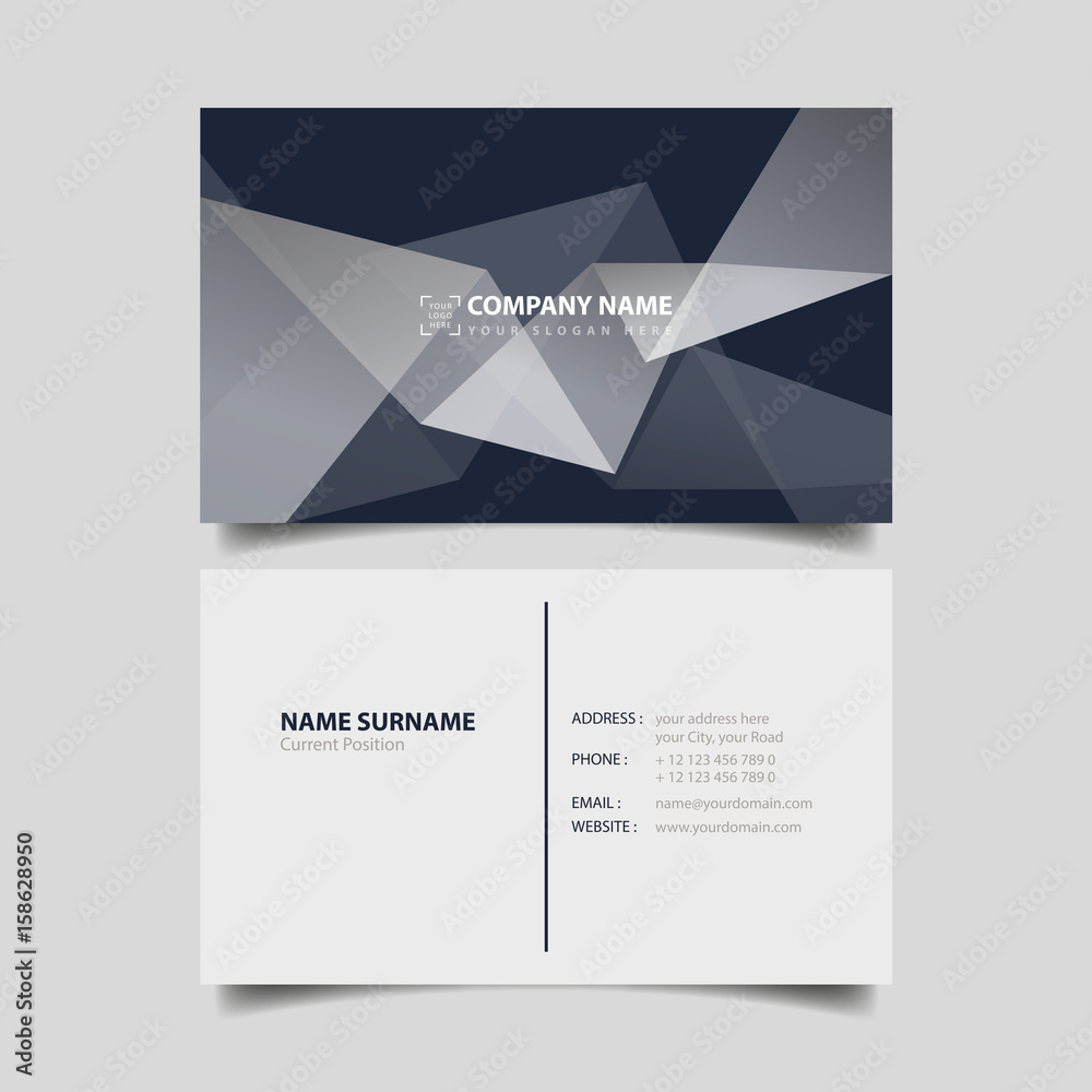 Fototapeta premium Business Card Template.