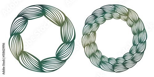 Vector Stencil tree with carved openwork pattern. Template for interior design, layouts wedding invitations