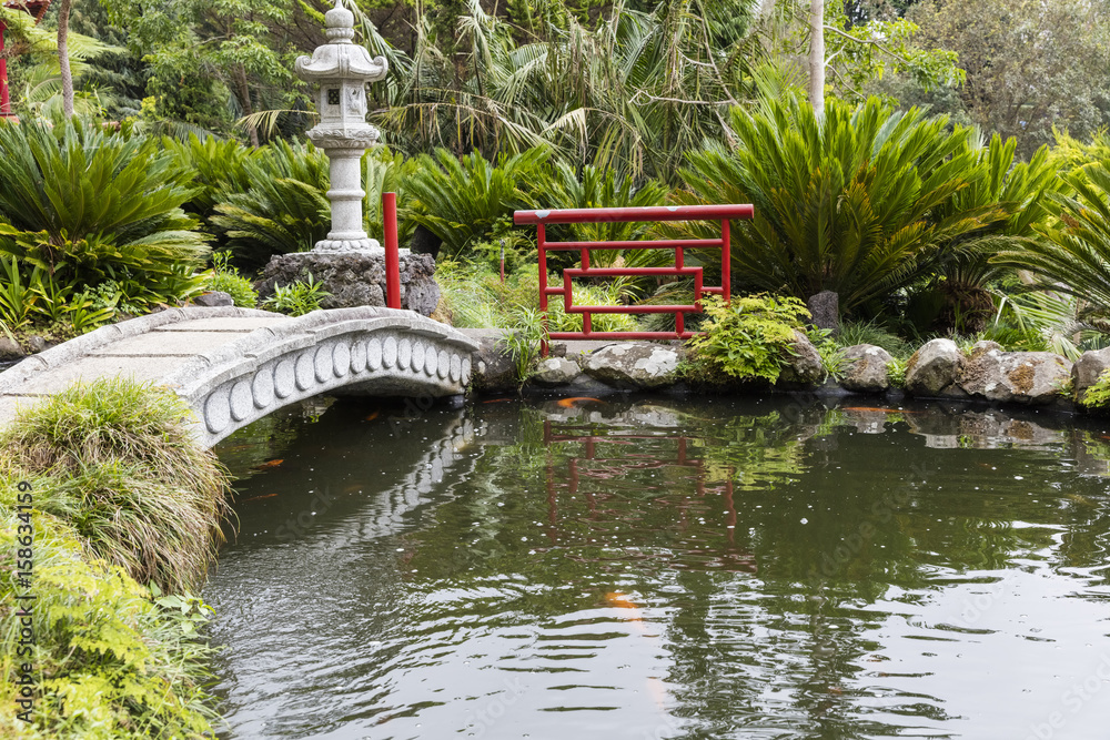 Fototapeta Monte Palace Tropical Gardens in Madeira, Portugal
