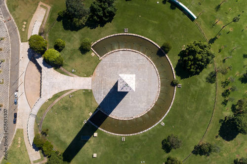 Top View of Ibirapuera in Sao Paulo, Brazil photo