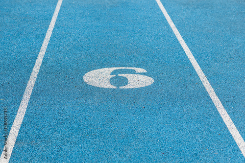running track number six 