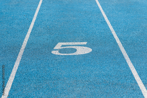 running track number five