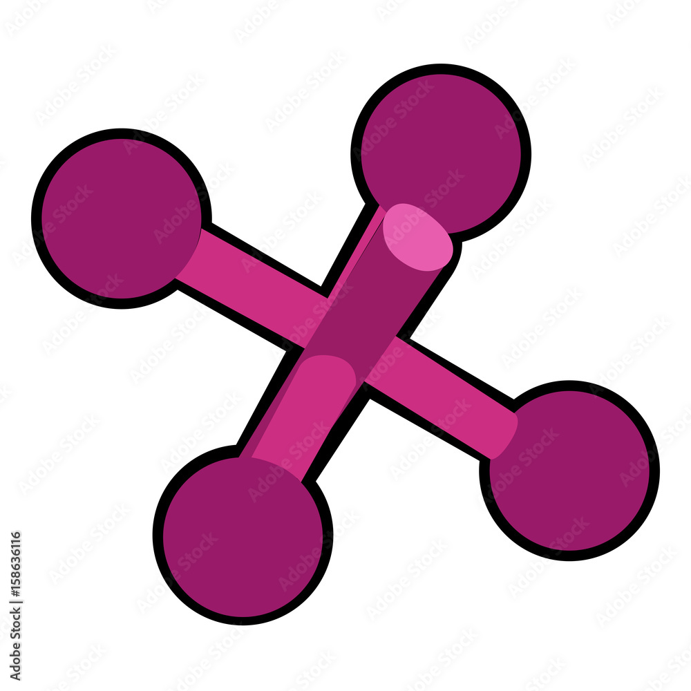 Isolated colored toy Isolated colored toy