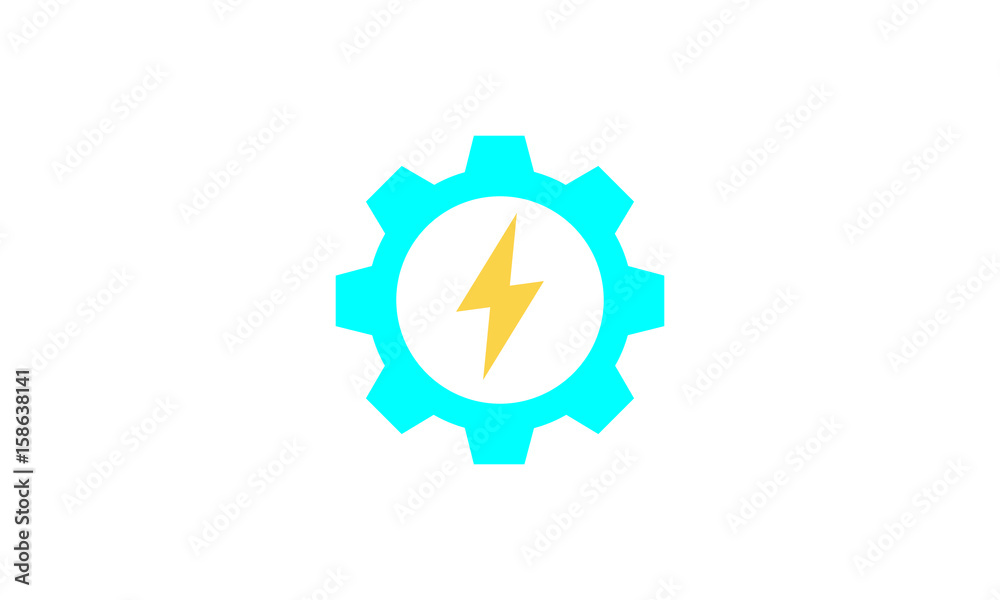 gear logo icon concept