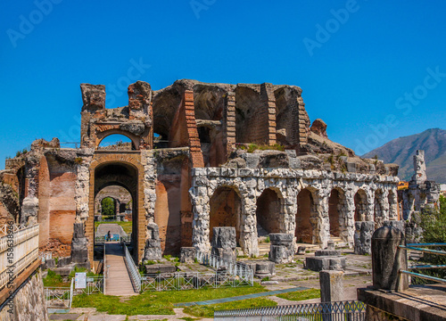 Santa Maria Capua Vetere Amphitheater in Capua city, Italy photo