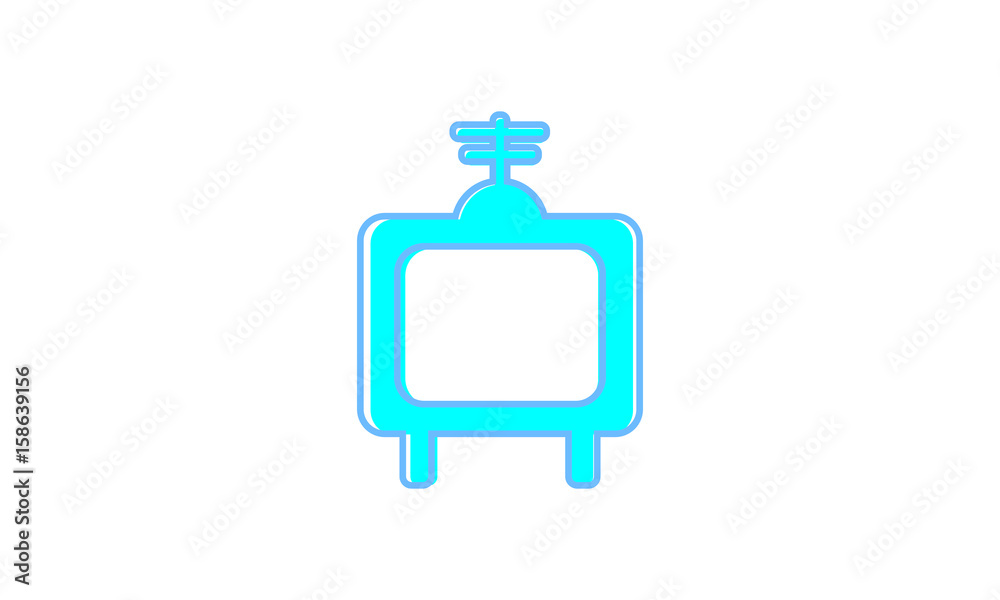 tv cartoon vector ilustration tv cartoon vector ilustration
