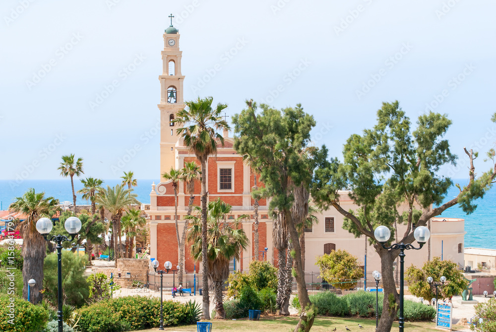 Obraz premium St. Peter's Church. Jaffa, Israel