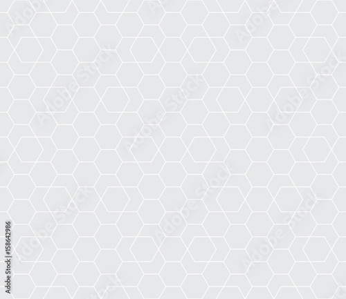 geometric hexagon seamless vector grid pattern background