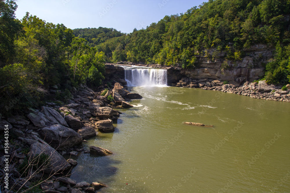 Cumberland Falls Kentucky. Cumberland Falls in Corbin, Kentucky is one