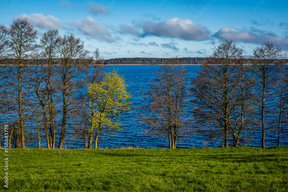 Lake Goldopiwo in Masuria near Kruklanki, Poland Lake Goldopiwo in Masuria near Kruklanki, Poland