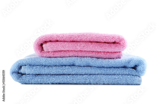 Towels isolated on a white background