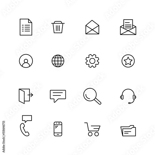 Simple Web Icons