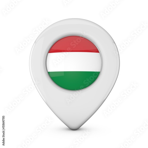 Hungary flag location marker icon. 3D Rendering Free Download Hungary flag location marker icon. 3D Rendering - GFXLoad