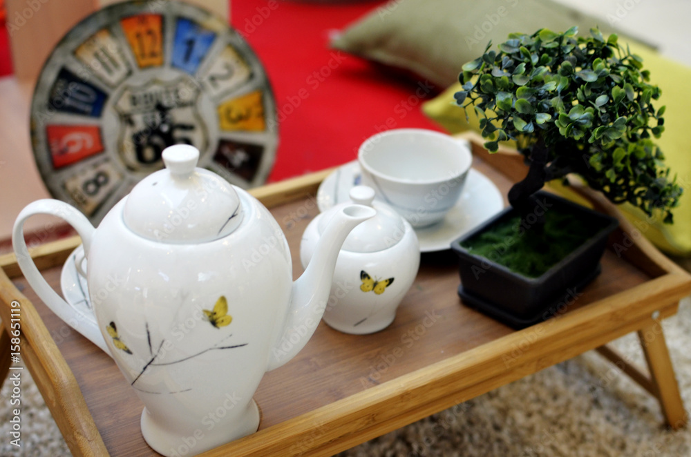 composition for a pleasant stay for a Cup of hot tea composition for a pleasant stay for a Cup of hot tea