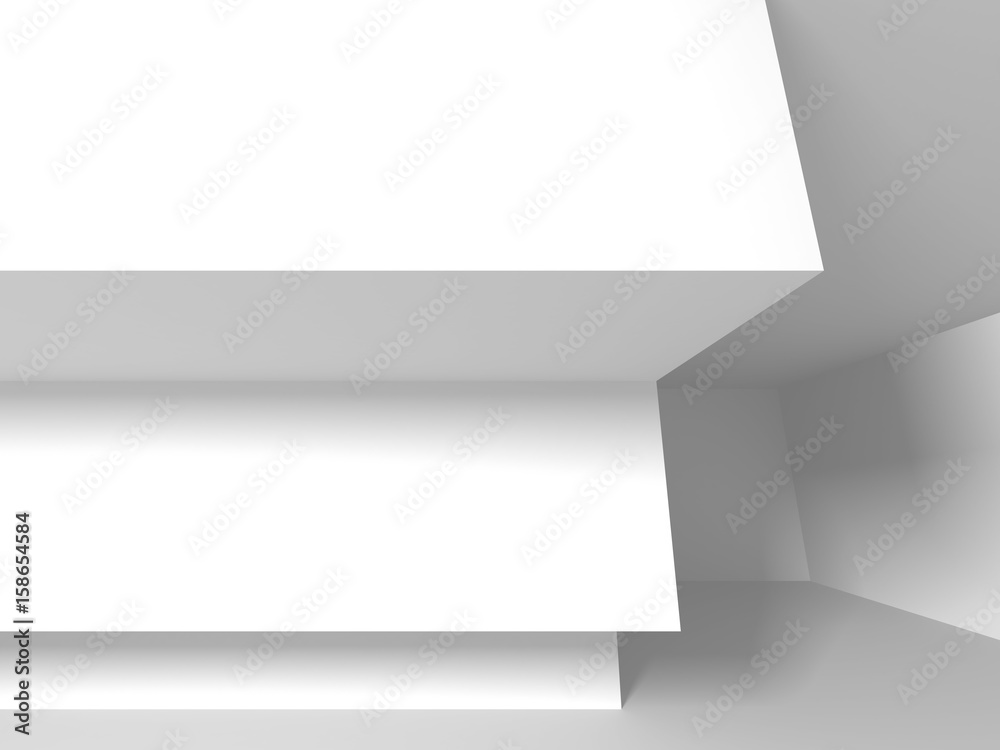 Abstract Modern White Architecture Background Abstract Modern White Architecture Background