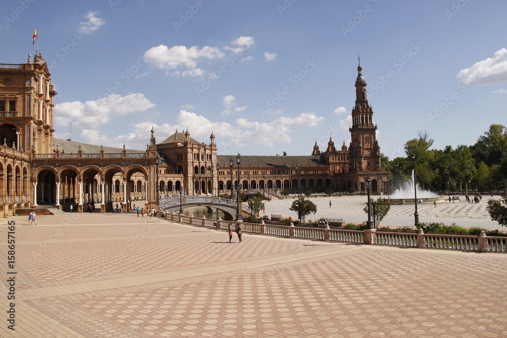 Fototapeta premium Place d'Espagne à Séville, Espagne