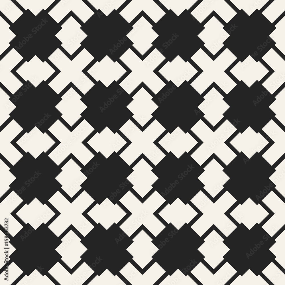 Abstract concept vector monochrome geometric pattern. Black and white minimal background. Creative illustration template. Seamless stylish texture. For wallpaper, surface, web design, textile, decor. Abstract concept vector monochrome geometric pattern. Black and white minimal background. Creative illustration template. Seamless stylish texture. For wallpaper, surface, web design, textile, decor.