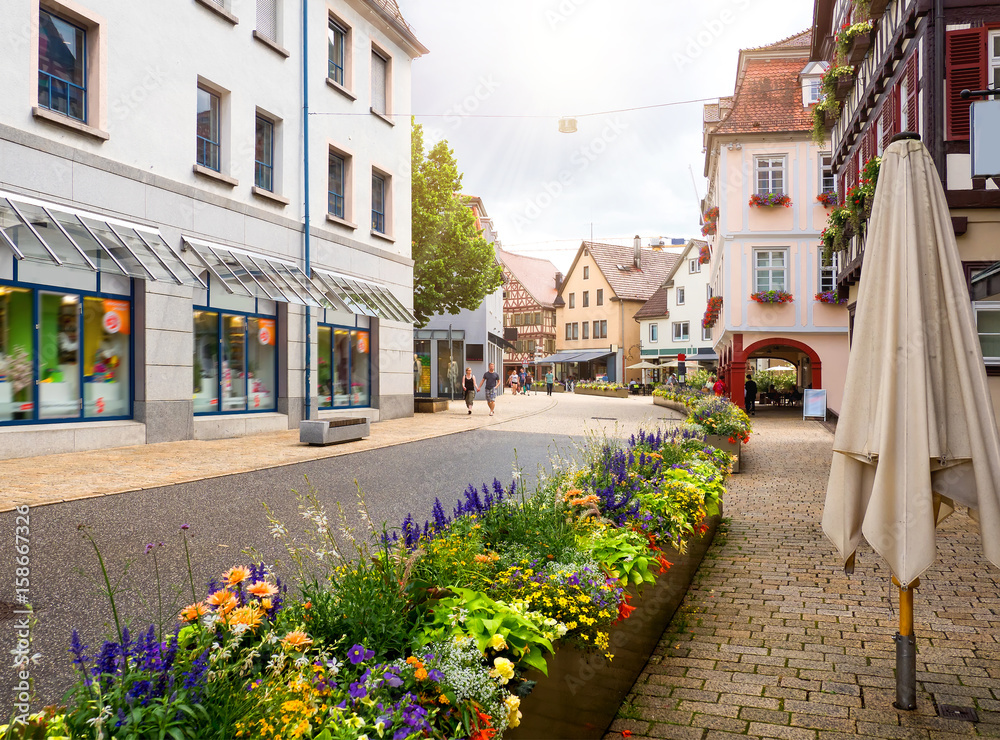 Obraz premium Stadtmitte von Nagold, Baden Württemberg, Schwarzwald