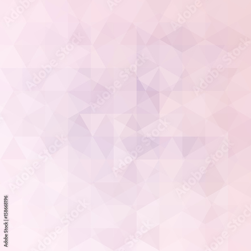 Triangle vector background. Can be used in cover design, book design, website background. Vector illustration. Pastel pink color.