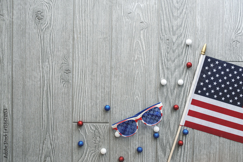 Patriotic 4th of July Holiday Background