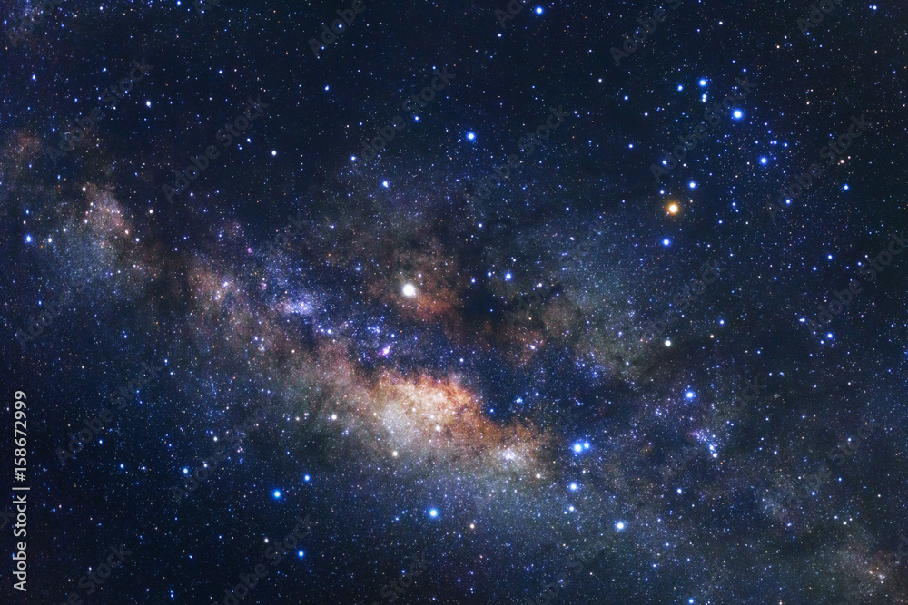 Milky way galaxy with stars and space dust in the universe Milky way galaxy with stars and space dust in the universe