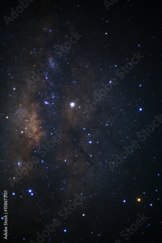 Fototapeta Naklejka Na Ścianę i Meble -  The center of Milky way galaxy with stars and space dust in the universe