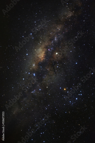 Milky way galaxy with stars and space dust in the universe,High Resolution