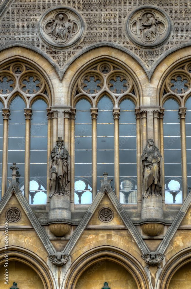 Obraz premium Old architecture in Nottingham, England..