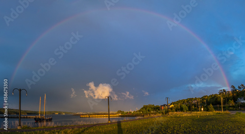Rainbow at Dewolfe Park, Bedford, Nova Scotia, Canada